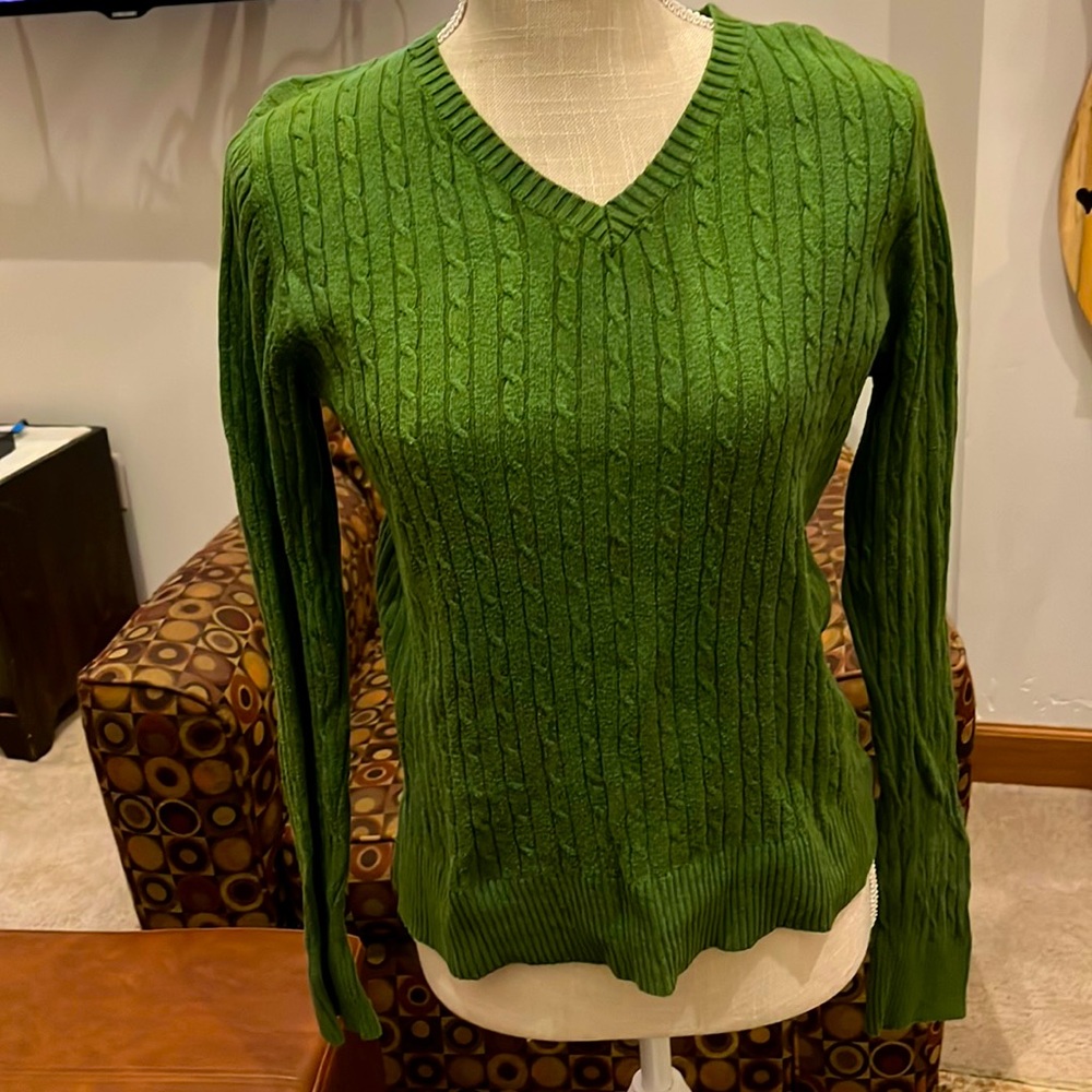 Green sweater